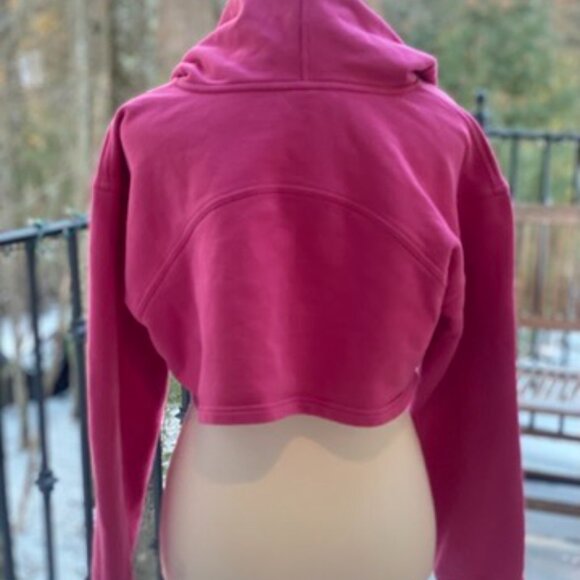 Lululemon Women's Cropped Sweatshirt Sz 10 - Picture 2 of 3